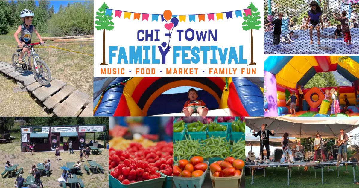 pictures of the Chi-Town Family Festival and logo