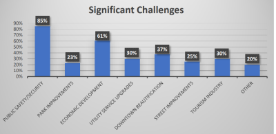 Significant challenges chart from resident survey
