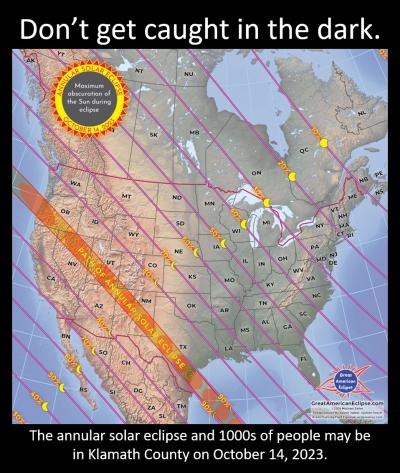 Path of Annular Eclipse 2023