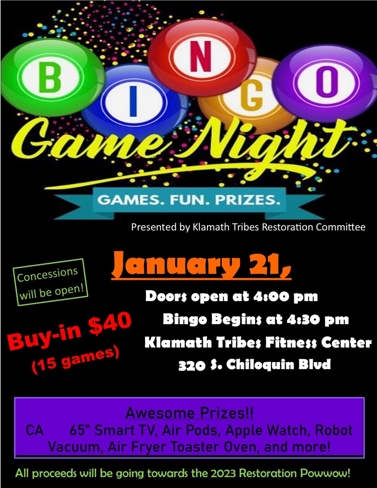 Bingo Game Night Flyer